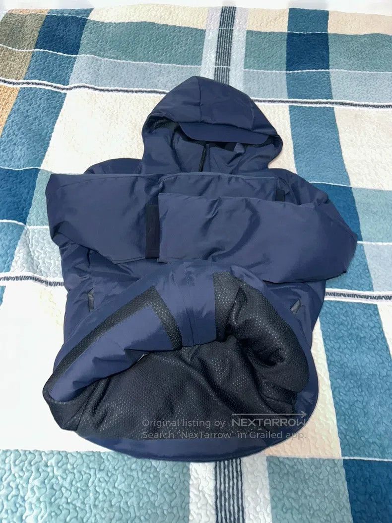 Hermes Hermes Zip-up hooded jacket with down filling, navy blue, Size US M / EU 48-50 / 2 - 4 Thumbnail