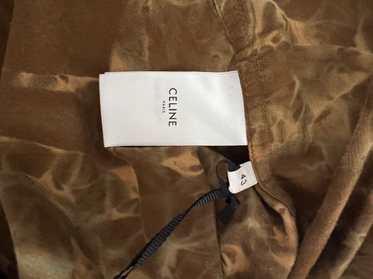 Celine × Hedi Slimane Rare TIE DYED VELOUR shirt $1300 xl NEW Size US M / EU 48-50 / 2 - 6 Thumbnail