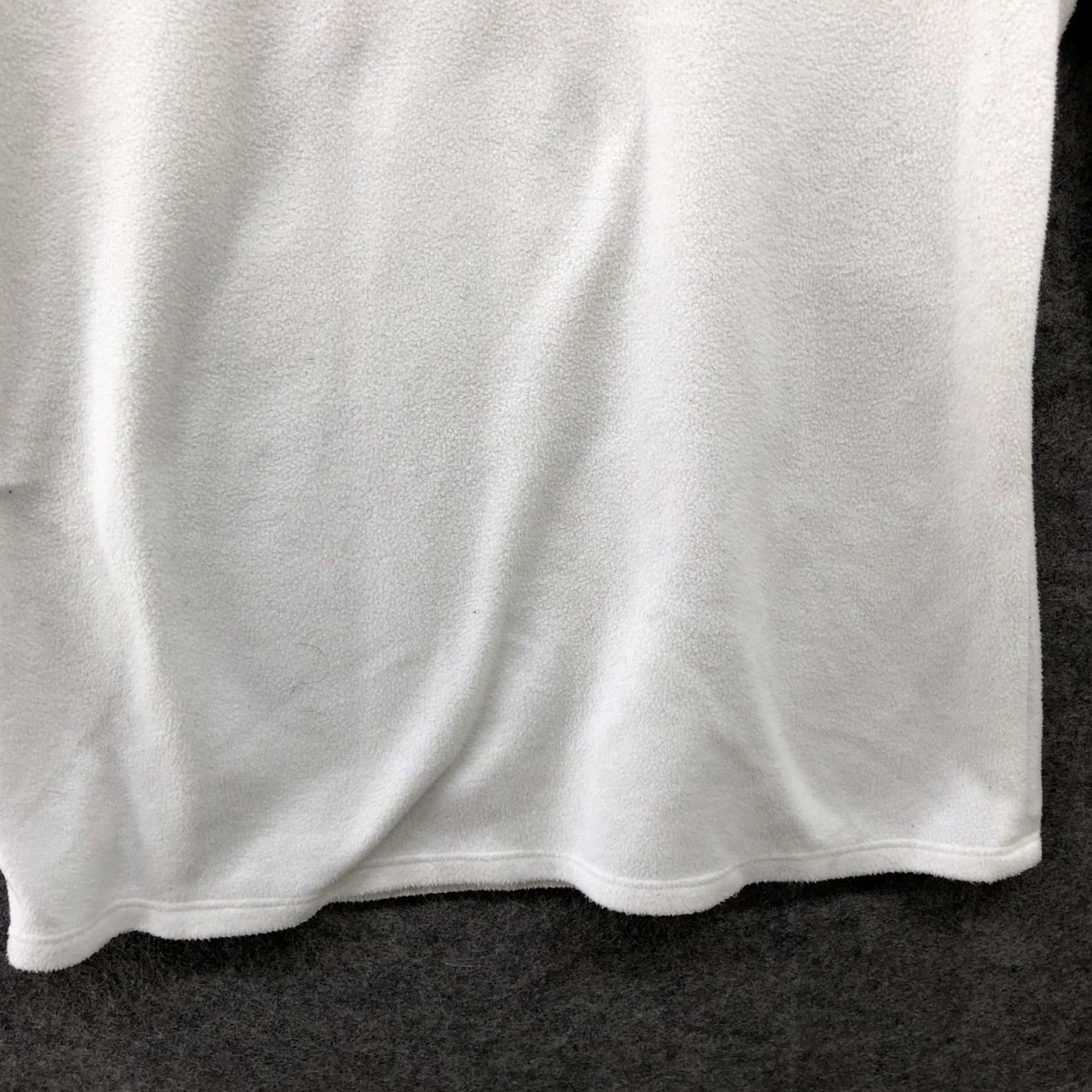 Elie Tahari Elie Tahari 1/4 Zip Fleece Pullover Womens S White Lightweight Active Shirt Pullover Sports Mock Neck Casual Modern – Mens? Size S / US 4 / IT 40 - 4 Thumbnail