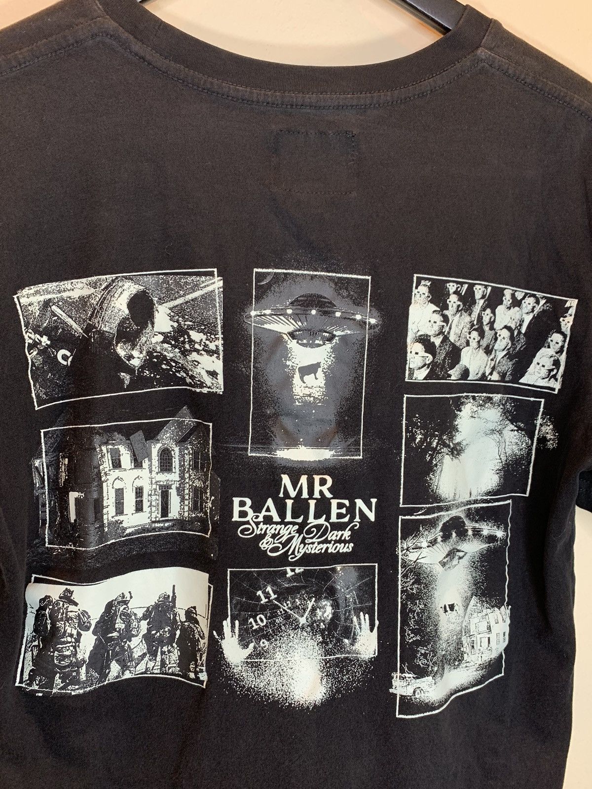 Designer *RARE* Mr Ballen Strange Dark & Mysterious Tour Art T-Shirt Size S / US 4 / IT 40 - 3 Thumbnail