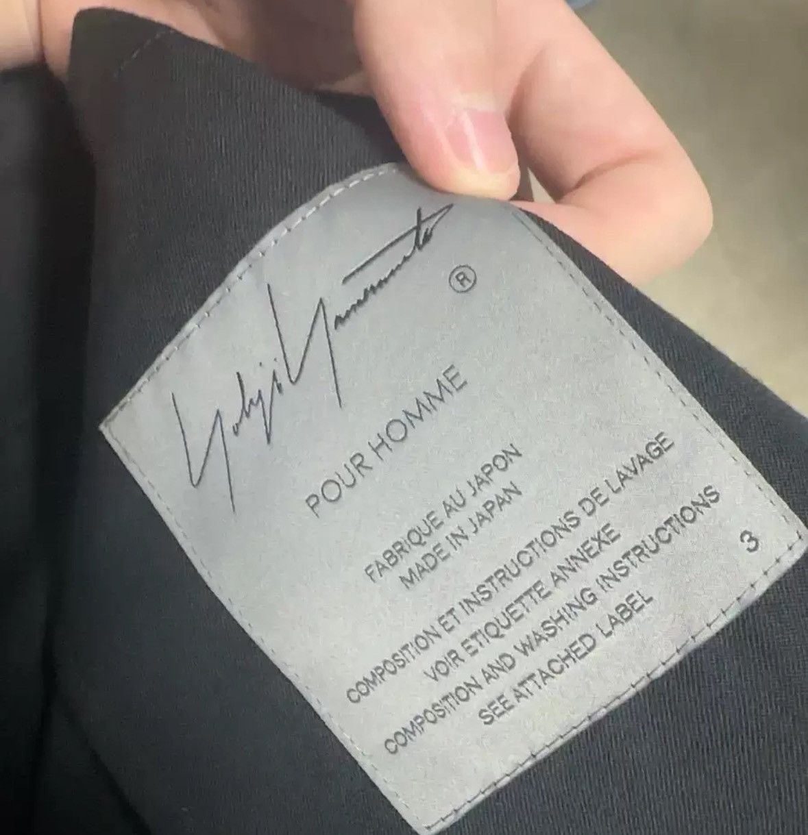 Yohji Yamamoto 21ss eyeball coat eyeball deconstruction coat
