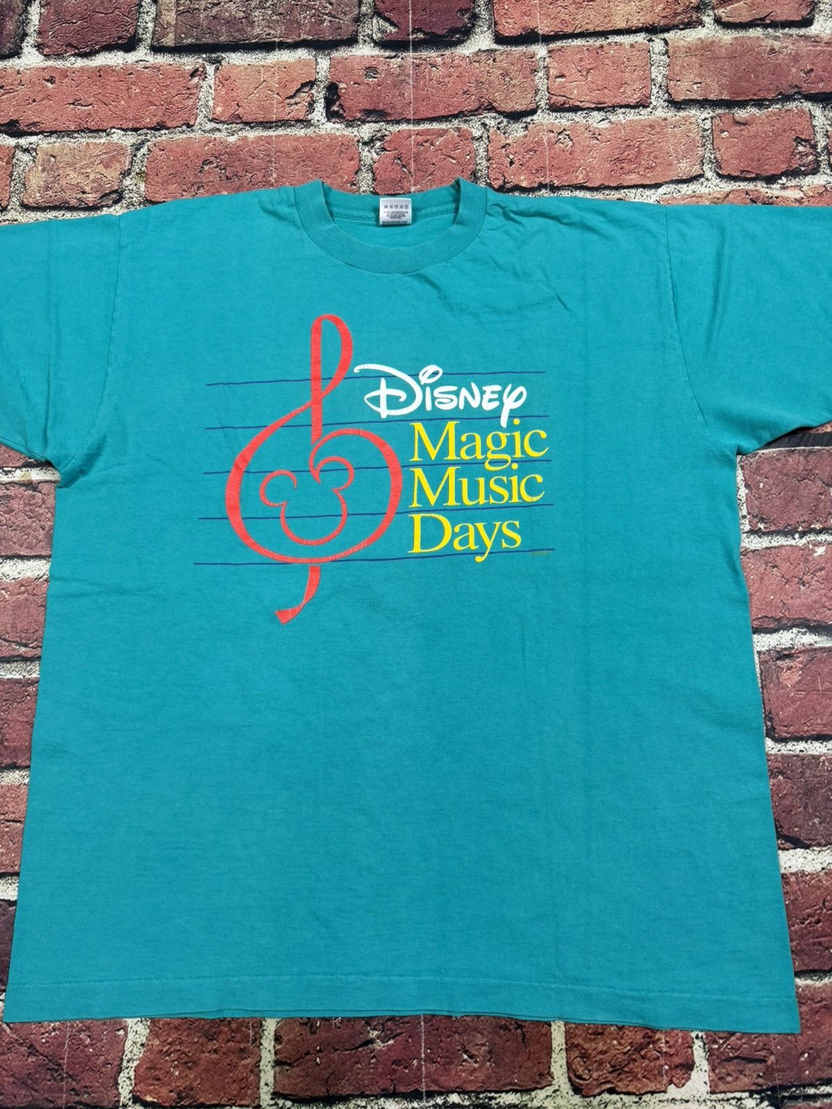 Disney Vintage 90s Disney T-Shirt Magic Music Days Single-Stitch Size US XL / EU 56 / 4 - 2 Thumbnail