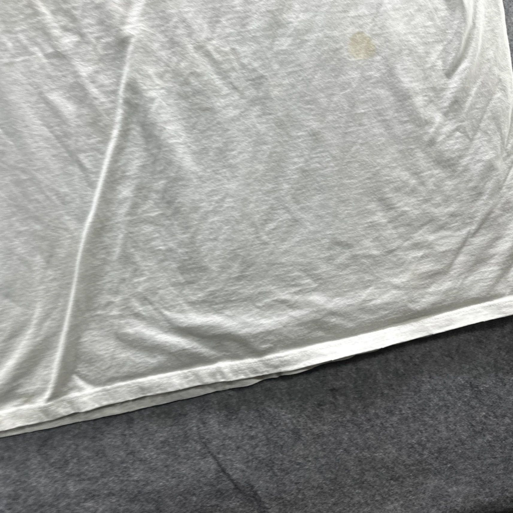 Jerzees VINTAGE Rossi School Shirt Mens Large White Jerzees 50/50 Graphic Made USA 90s Size US L / EU 52-54 / 3 - 5 Thumbnail