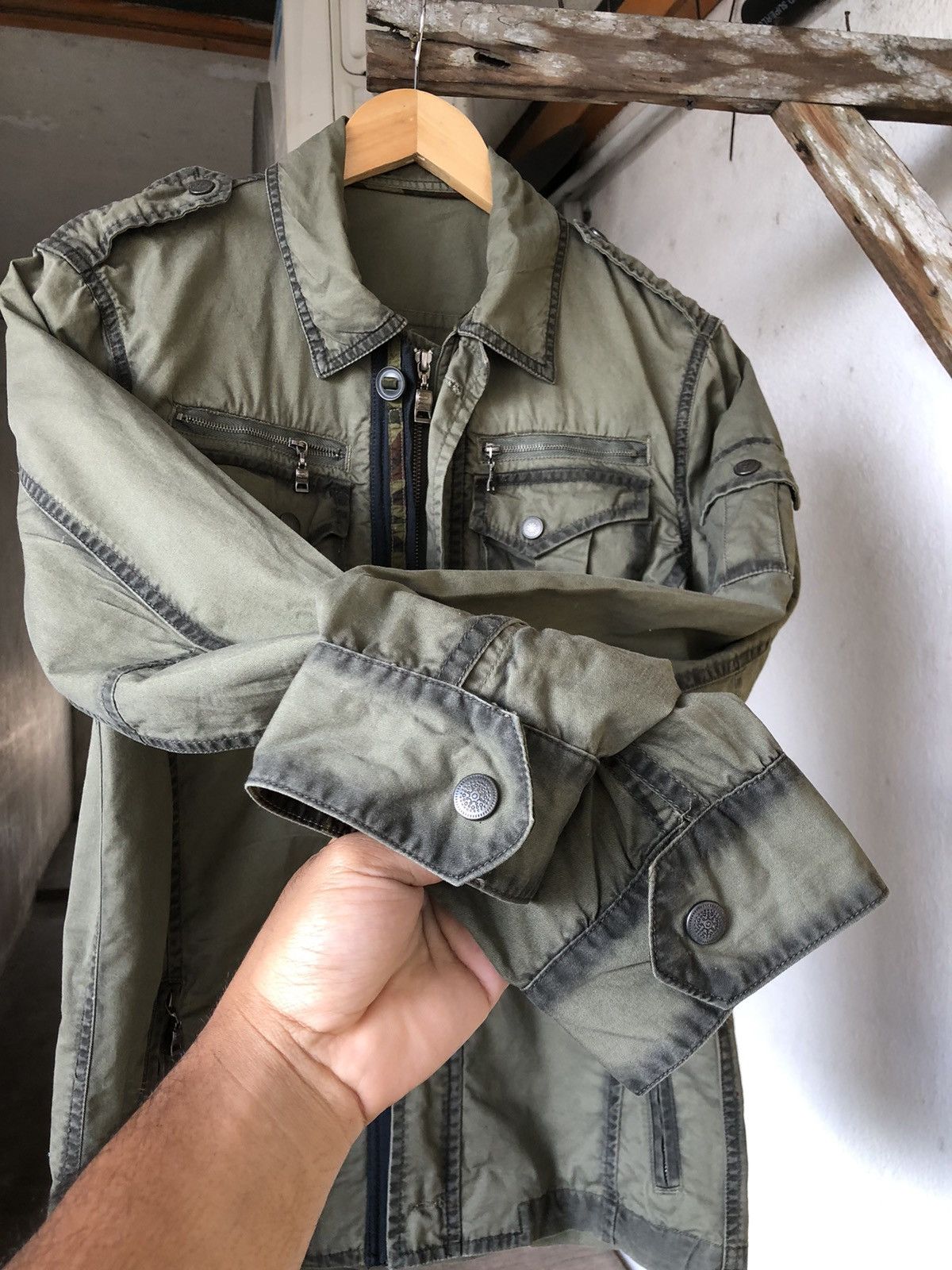 If Six Was Nine Nice🔥 Semantic Design Bondage Punk Jacket Size L / US 10 / IT 46 - 6 Thumbnail