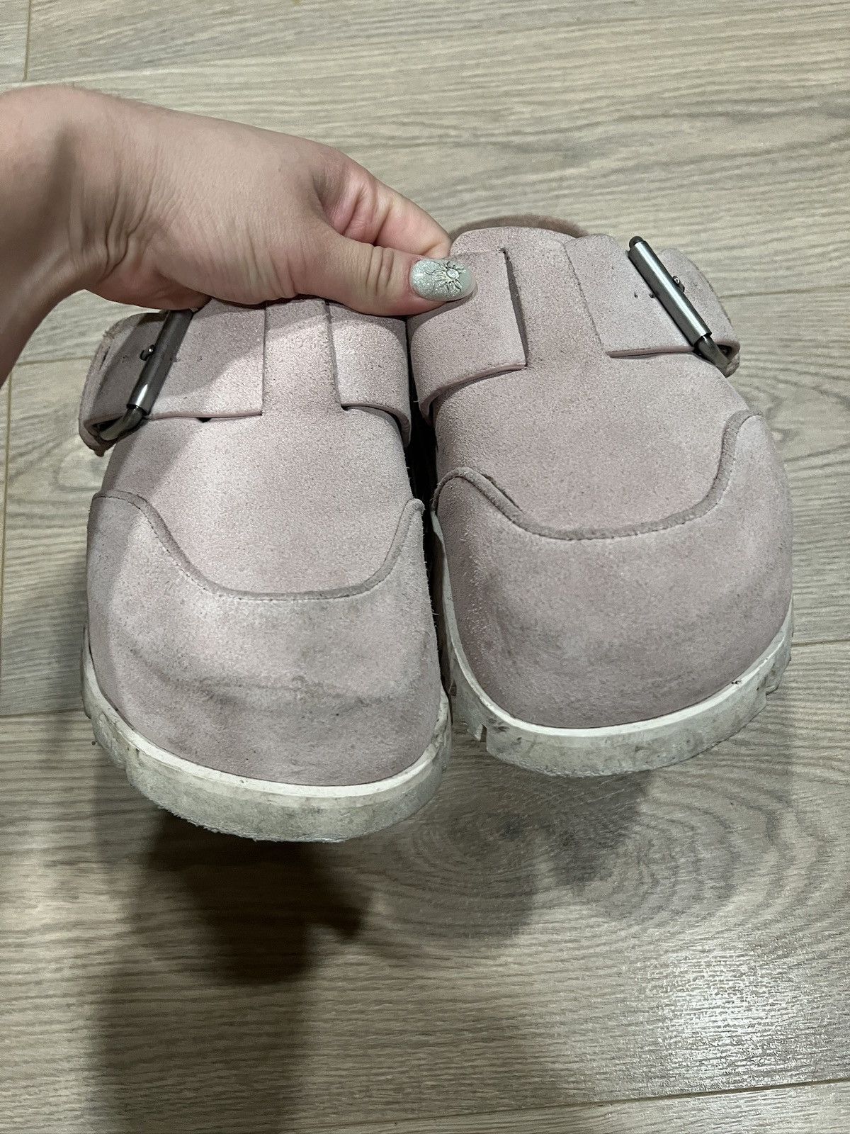 NAKED WOLFE Naked Wolfe Platform Mules - Blush/White Size US 7 / IT 37 - 7 Thumbnail