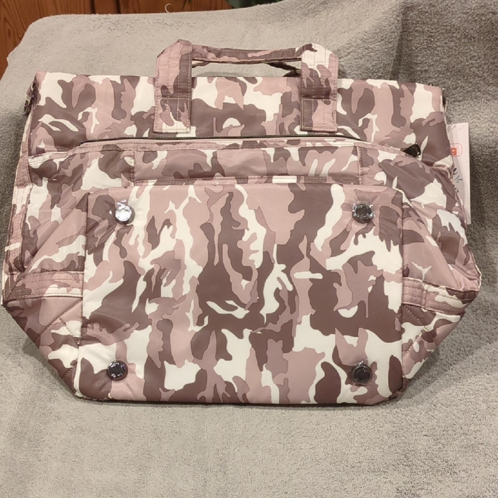 Lugz Lug Dory XL Convertible Tote Bag- Camo Taupe Size ONE SIZE - 3 Thumbnail