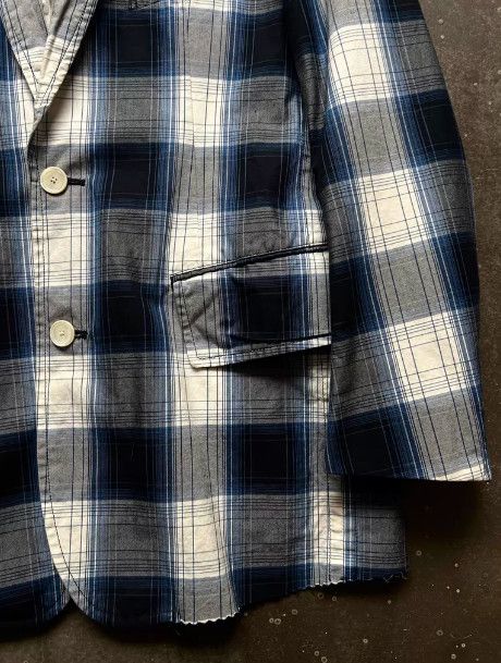 Takahiromiyashita The Soloist. TAKAHIROMIYASHITA TheSoloist. Plaid Tailored Blazer Size 40L - 5 Thumbnail