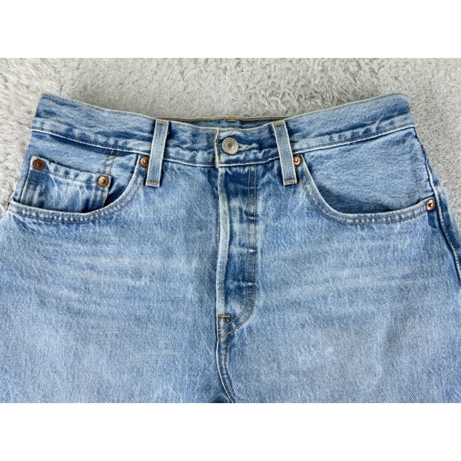 Levi's Levi's 501 XX Jeans Men Slim Denim Blue 27x24 Jeans Button Fly 501 XX Vintage? No Size US 27 - 4 Thumbnail