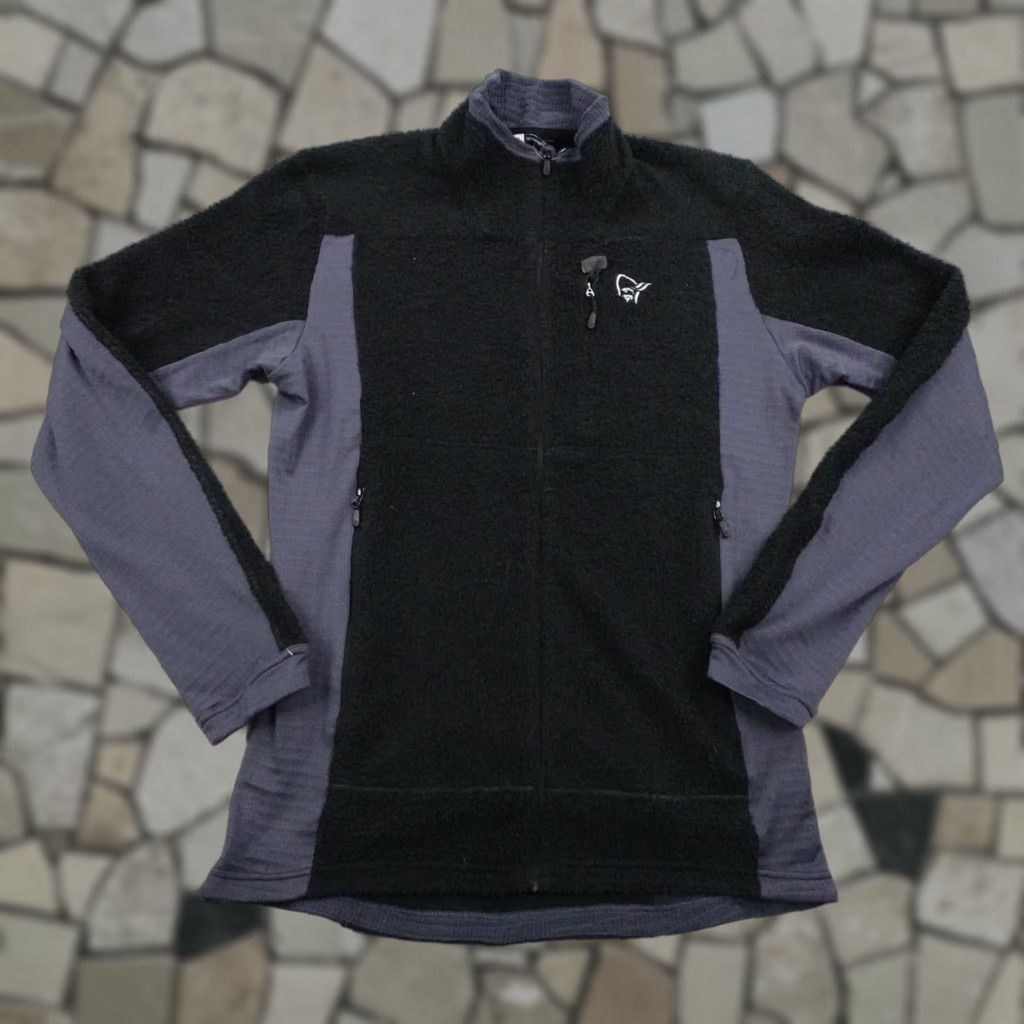 Vintage Norrøna Jacket Mens Medium Black Gray Polartec Fleece Falketind Warm1 Full Zip Jacket Mens Size US M / EU 48-50 / 2 - 1 Thumbnail