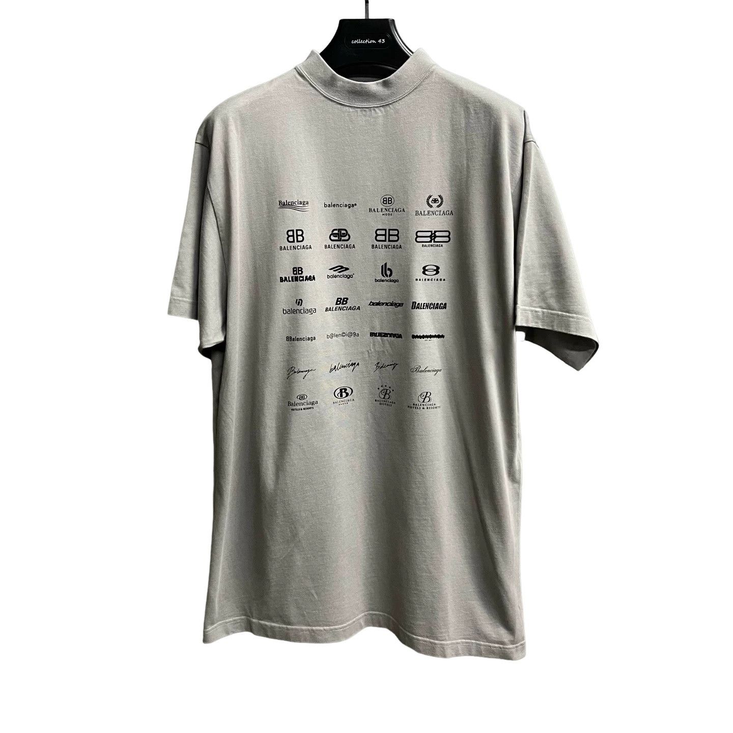 Balenciaga Balenciaga Multi-Logo Printed T-Shirt Size 1 Size US S / EU 44-46 / 1 - 1 Thumbnail