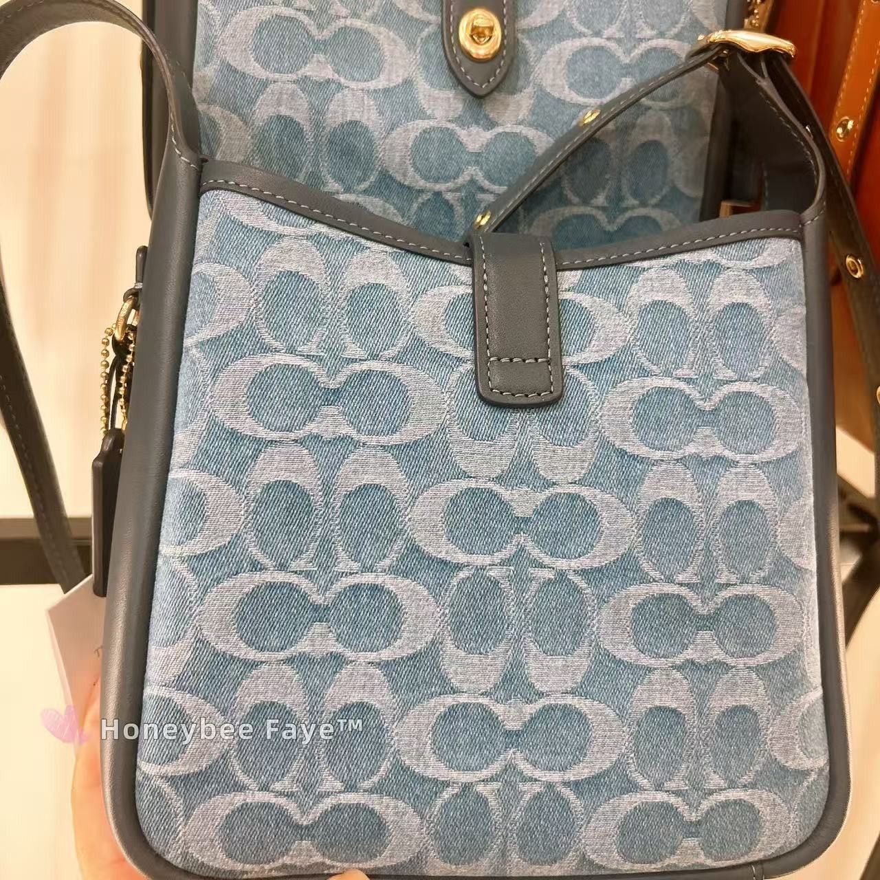 Coach Hadley Mini Crossbody Bag In Signature Denim CCZ44 | Grailed