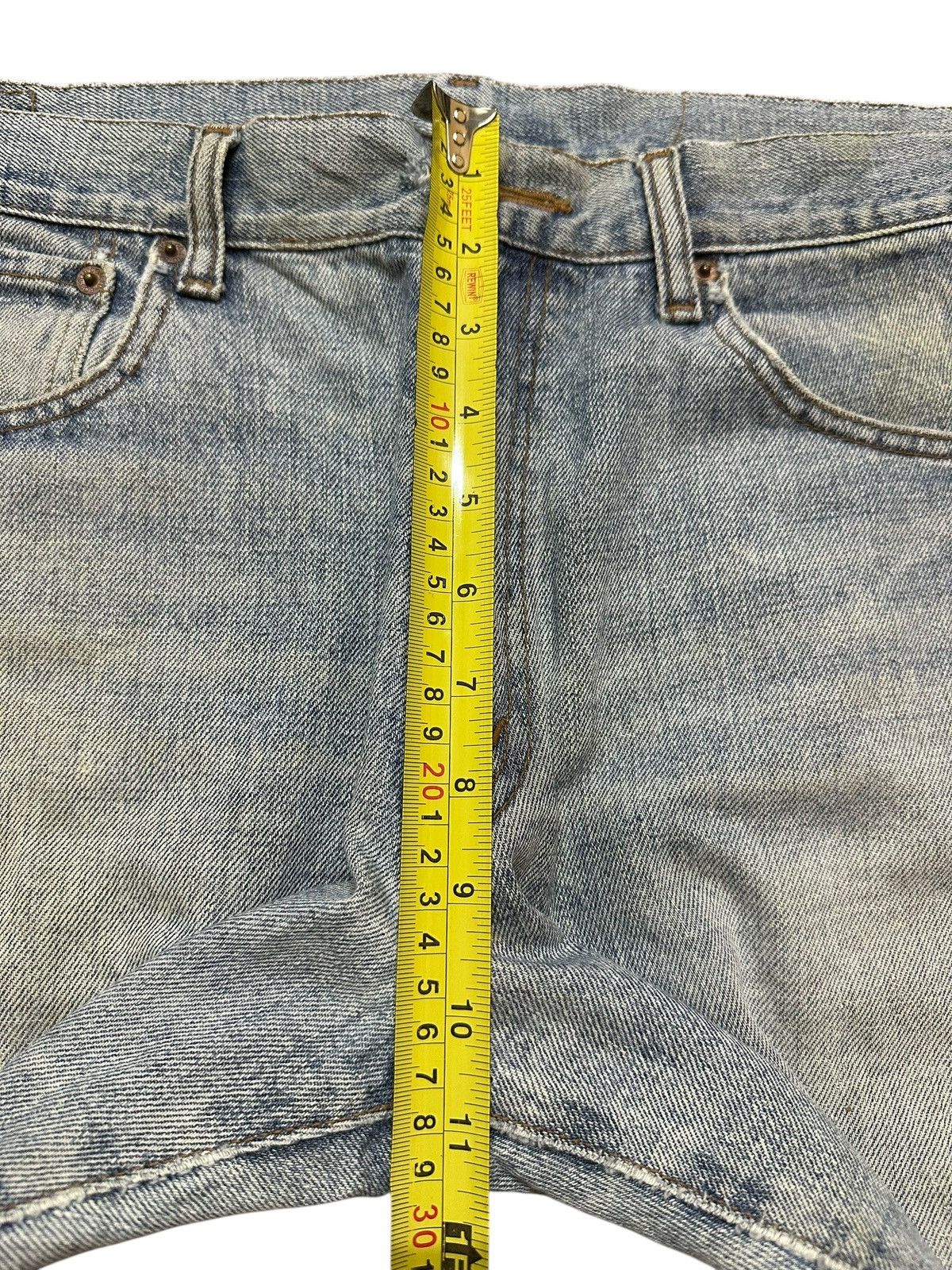 Japanese Brand Vintage Japanese Brand Faded Wash Distressed Baggy Jeans Size US 34 / EU 50 - 15 Thumbnail