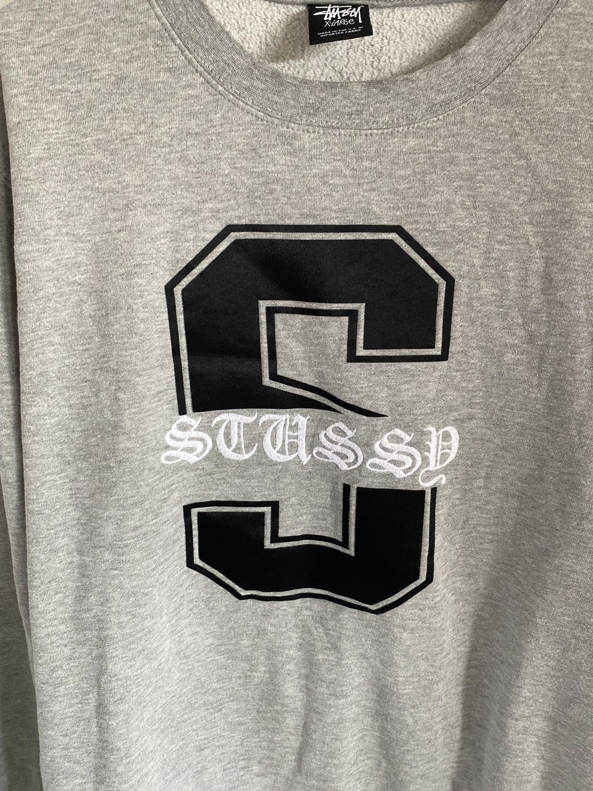 Stussy Vintage Stussy Baggy Sweatshirt Big Logo Y2K OG Logo Drip #S Size US XL / EU 56 / 4 - 5 Thumbnail