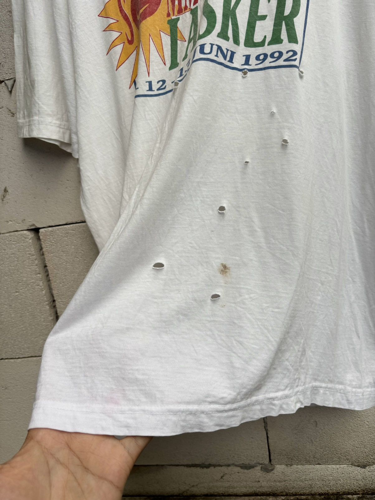 Vintage Thrashed Distressed SOMMERDAGENE T Shirt ERD Size US M / EU 48-50 / 2 - 4 Thumbnail