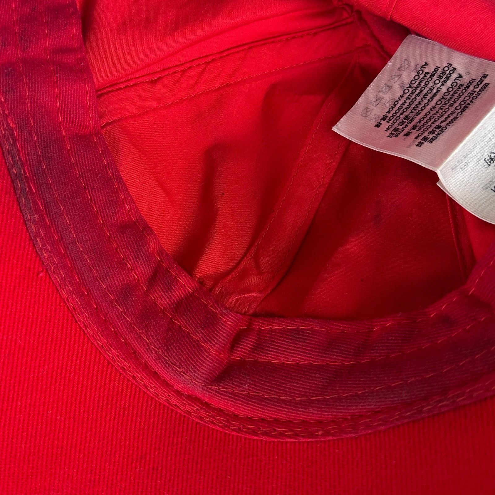 Balenciaga Red Tattoo Hat Size ONE SIZE - 7 Thumbnail