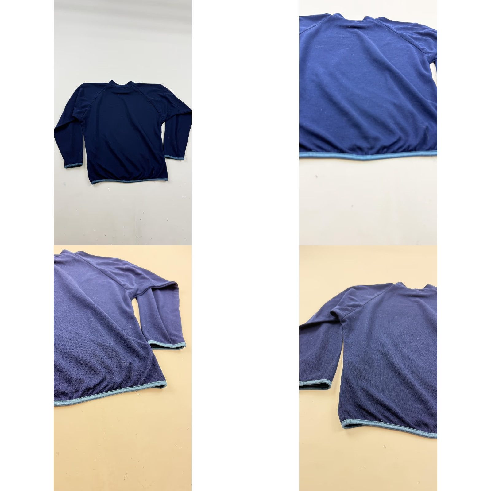 Vintage Stohlquist WaterWare Pullover Mens Small Blue Polartec Fleece Mock Neck Raglan Sleeve Casual Pullover USA Size US S / EU 44-46 / 1 - 8 Thumbnail