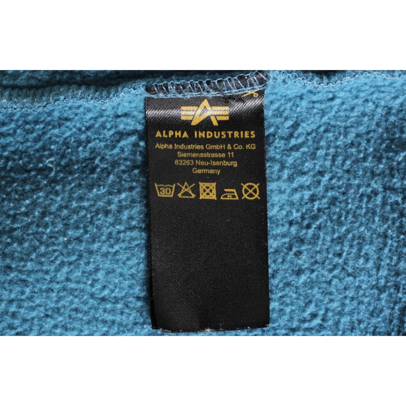 Alpha Industries ALPHA INDUSTRIES Pullover Hoodie Sweatshirt Men XL VR3554 Blue Size US XL / EU 56 / 4 - 6 Thumbnail