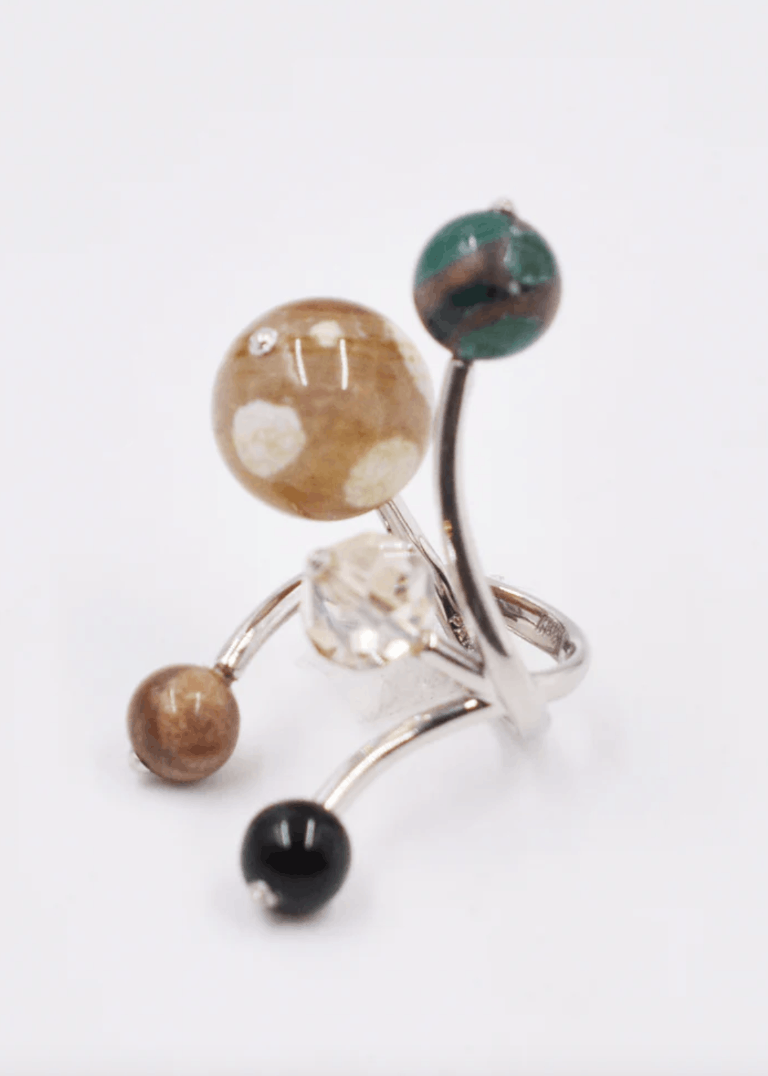 KNWLS knwls x panconesi Silver Galaxy Ring SS2022 Size ONE SIZE - 1 Thumbnail