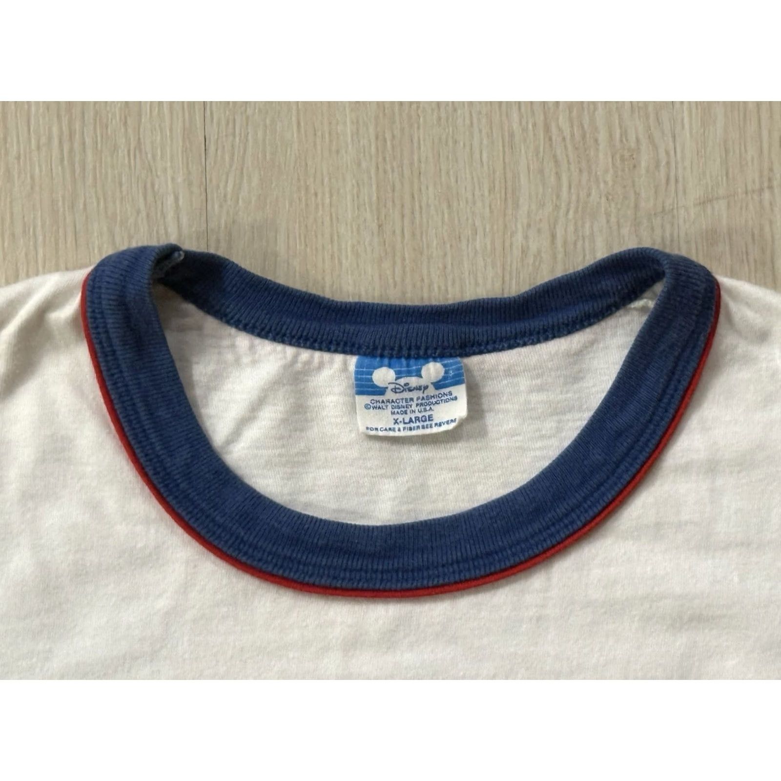 Disney VINTAGE Disney Character Fashions We The People Shirt XL Mickey Goofy USA T-Shirt Short Sleeve Crew Neck White 1990s 80s 90s Size US XL / EU 56 / 4 - 5 Thumbnail