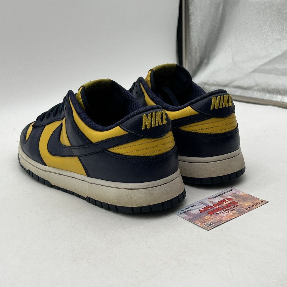 Nike Nike dunk low Michigan Size US 12 / EU 45 - 4 Thumbnail