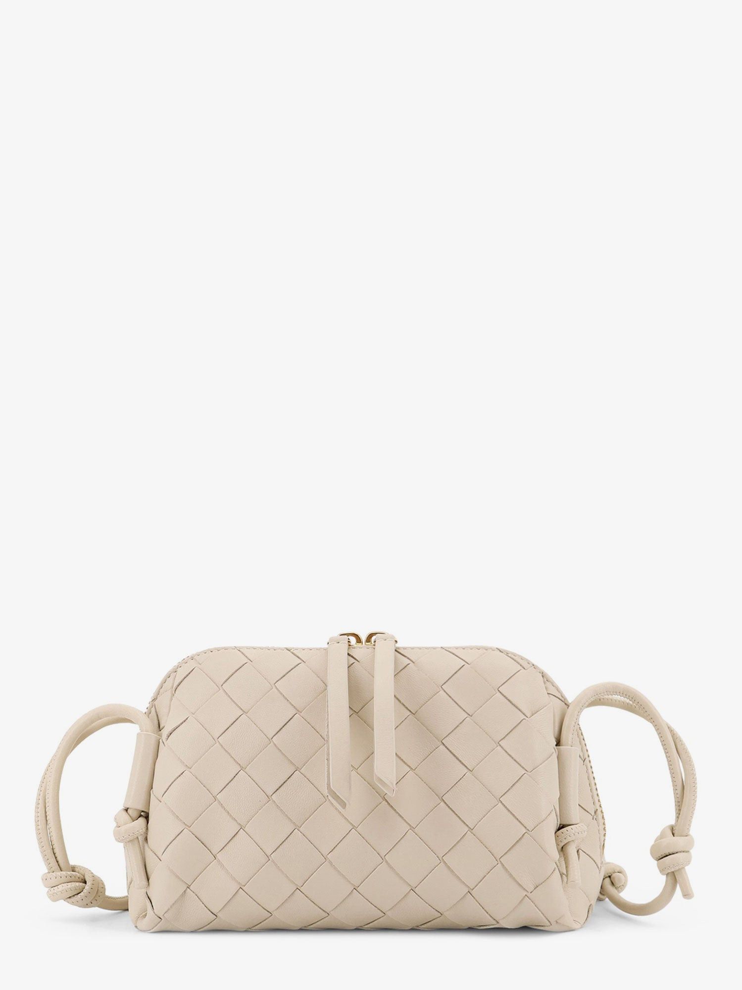Bottega Veneta Concert Pouch Leather Crossbody Bag With Intrecciato Motif Size ONE SIZE - 1 Thumbnail