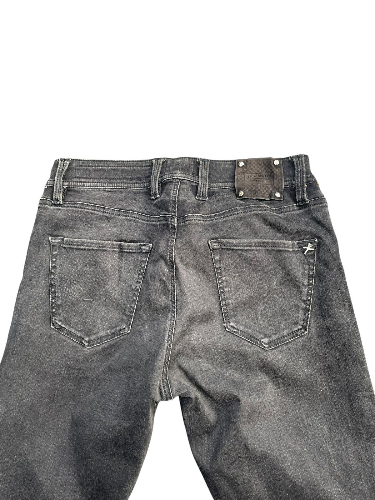 Designer Tramarossa black denim Size US 33 - 6 Thumbnail