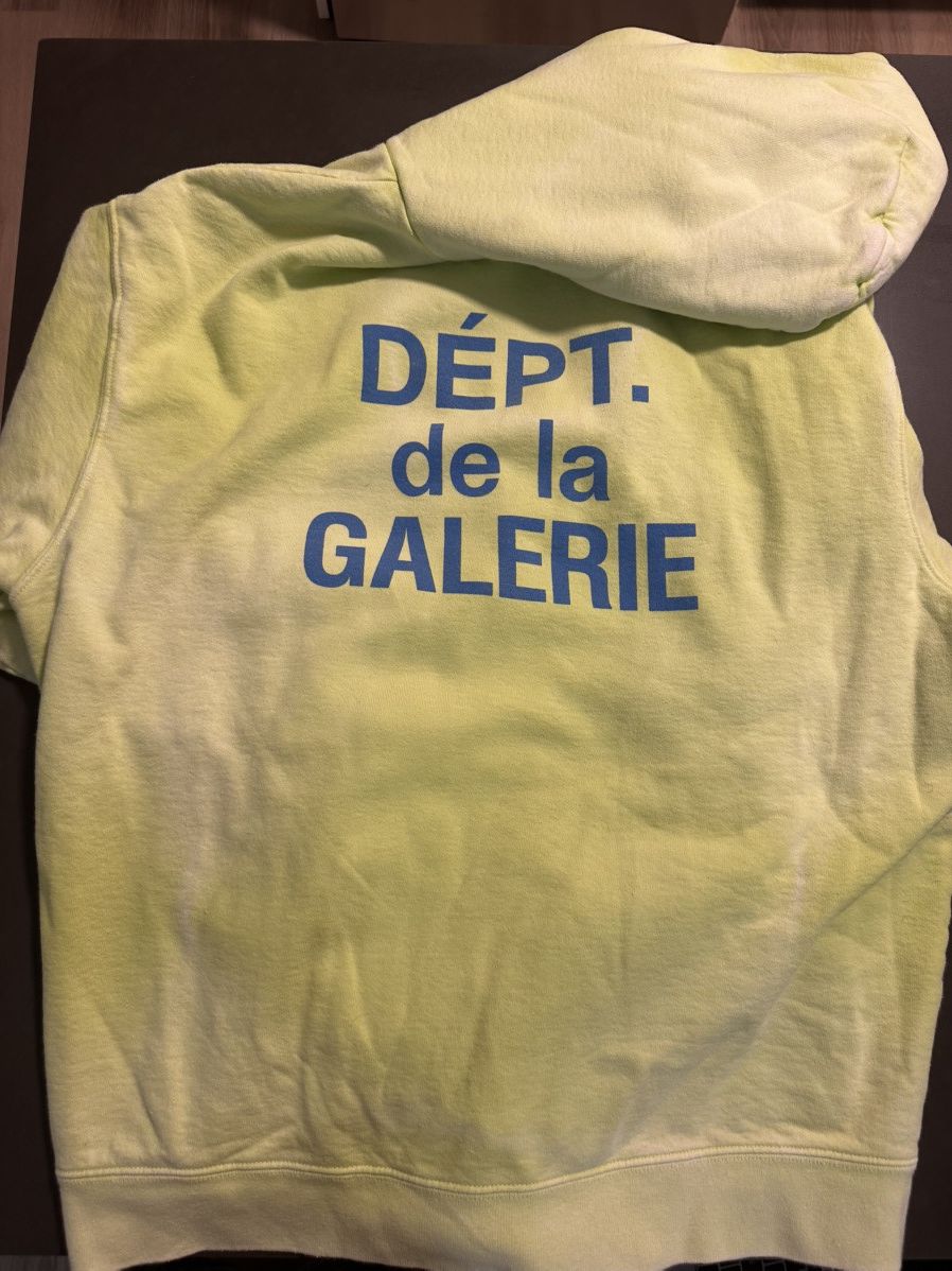 Gallery Dept. Gallery Dept Neon Green and French Blue Zip Up hoodie Size US XL / EU 56 / 4 - 5 Thumbnail