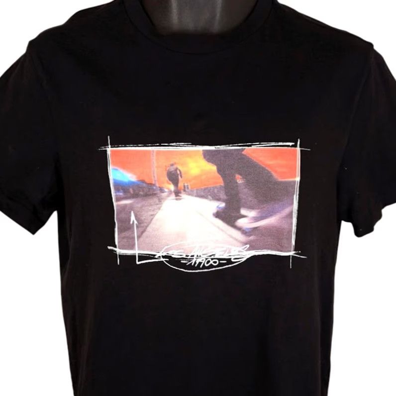 H&M VINTAGE Skateboarding T Shirt Mens Small Black H&M Graphic Tee Skater Los Angeles Mens 2010s Size US S / EU 44-46 / 1 - 2 Thumbnail