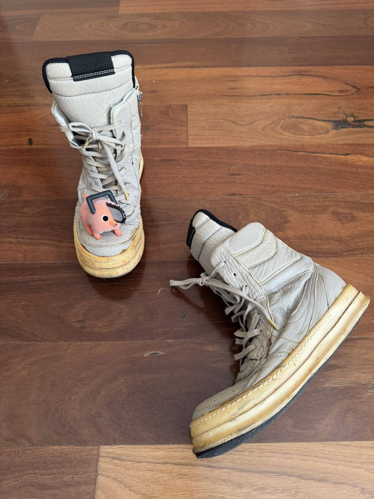 Rick Owens Rick Owens FW06 “Dustulator” Grey Pigskin Dunks Size US 9.5 / EU 42-43 - 1 Thumbnail