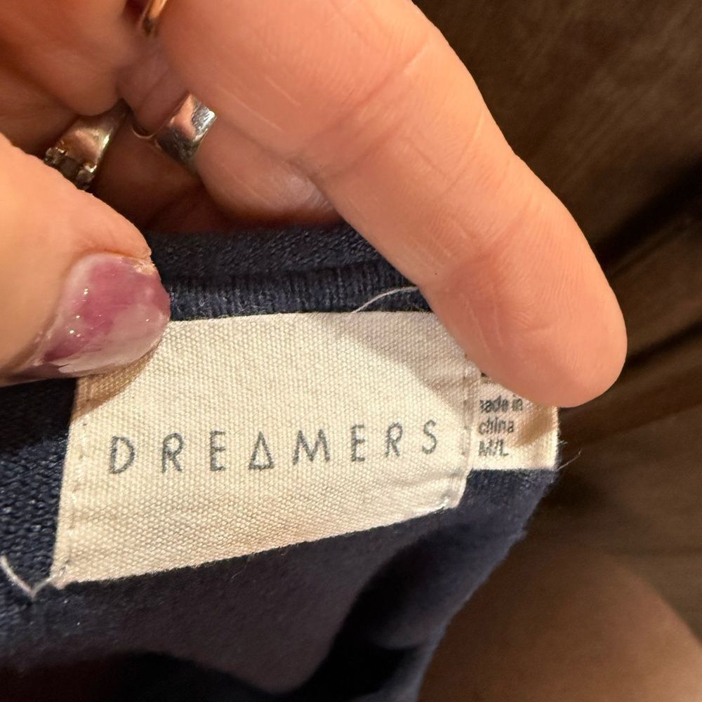 Other Dreamers Blue 3/4 Sleeve Relaxed Boxy Tee Size L / US 10 / IT 46 - 3 Thumbnail