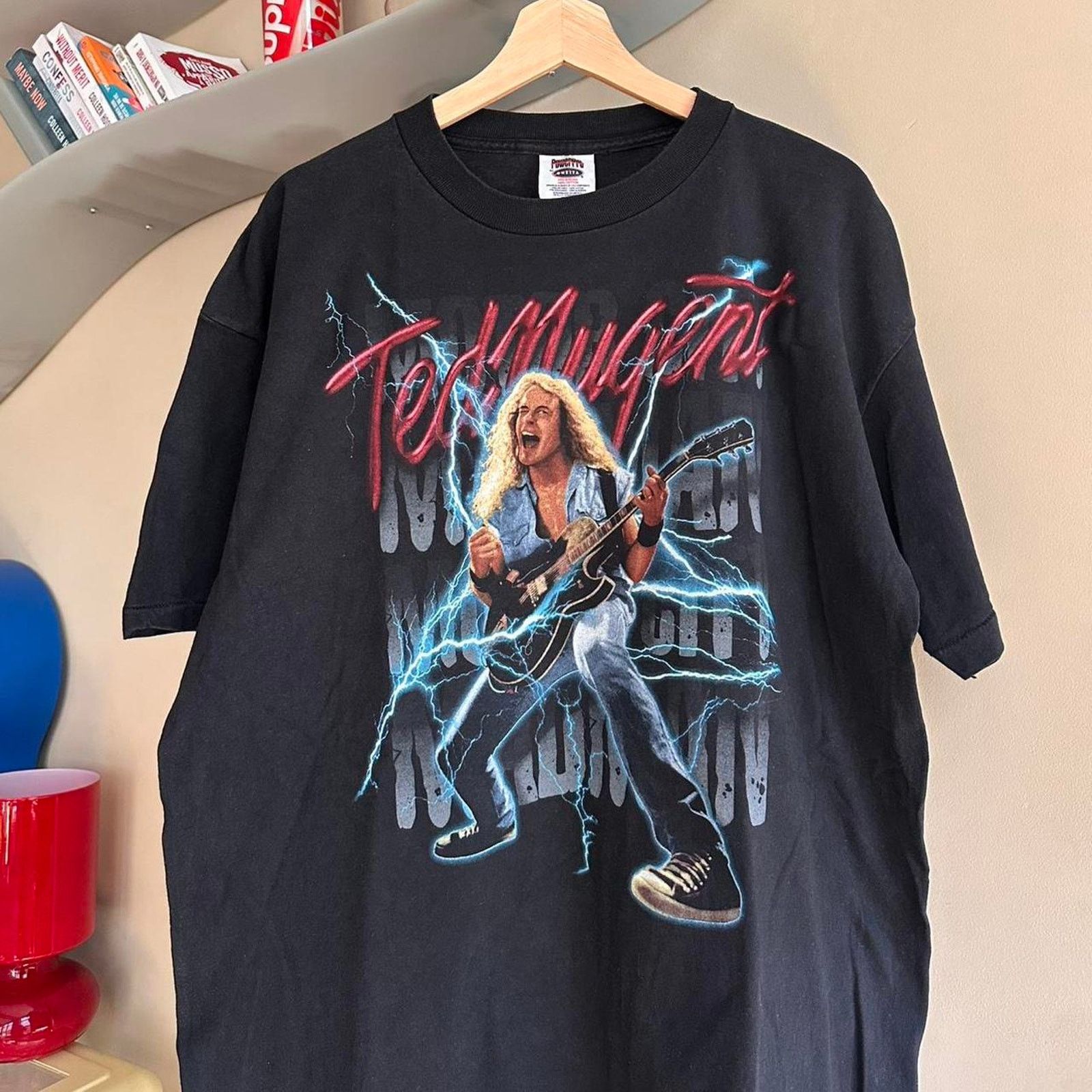 Band Tees × Vintage Vintage 1999 Ted Nugent Band Shirt Size US XL / EU 56 / 4 - 2 Thumbnail