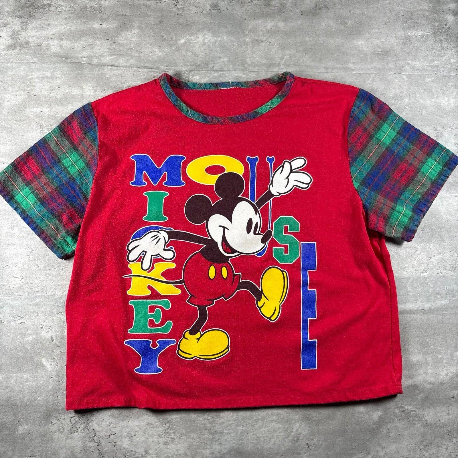 Disney Vintage 80s Mickey Mouse Disney tee Size M / US 6-8 / IT 42-44 - 1 Thumbnail