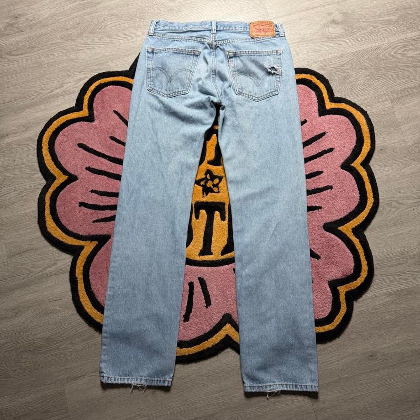 Levi's × Vintage Vintage Y2K Levi’s Strauss 505 Straight Fit Denim Jeans Size US 33 - 7 Thumbnail