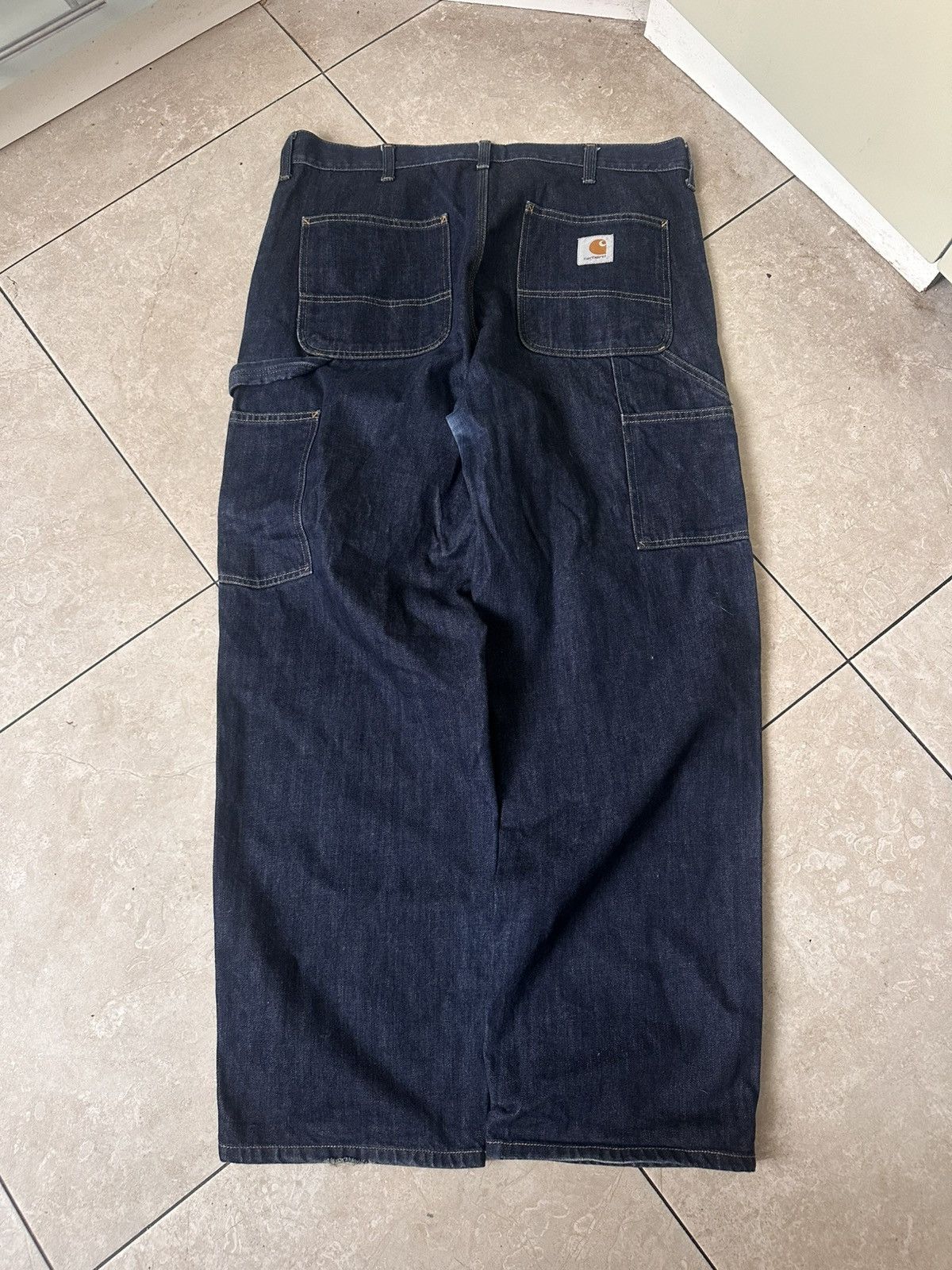 Japanese Brand Carhartt Vintage Simple Knee Pants Denim Japanese Style Size US 38 / EU 54 - 2 Thumbnail