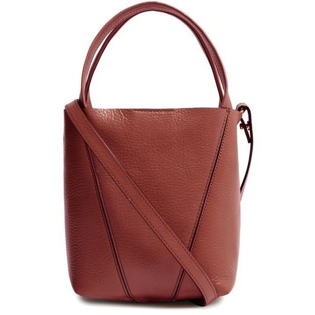 Chloe Chloe Small Spin Brunet Pink Grained Leather Tote Handbag Ne Size ONE SIZE - 3 Thumbnail