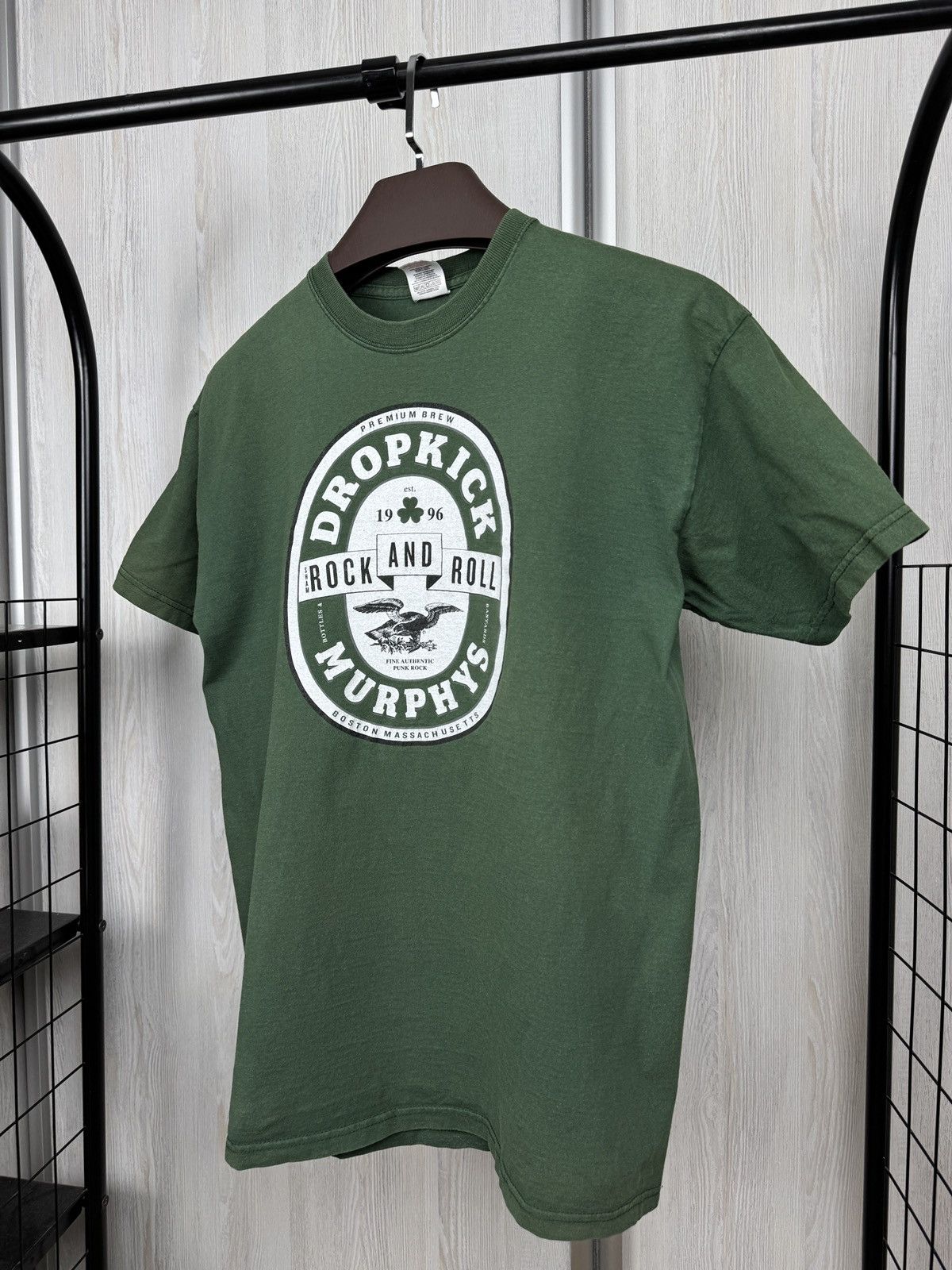Fruit Of The Loom Vintage y2k Dropkick Murphys Band Tee Shamrock And Roll Punk Size US M / EU 48-50 / 2 - 6 Thumbnail