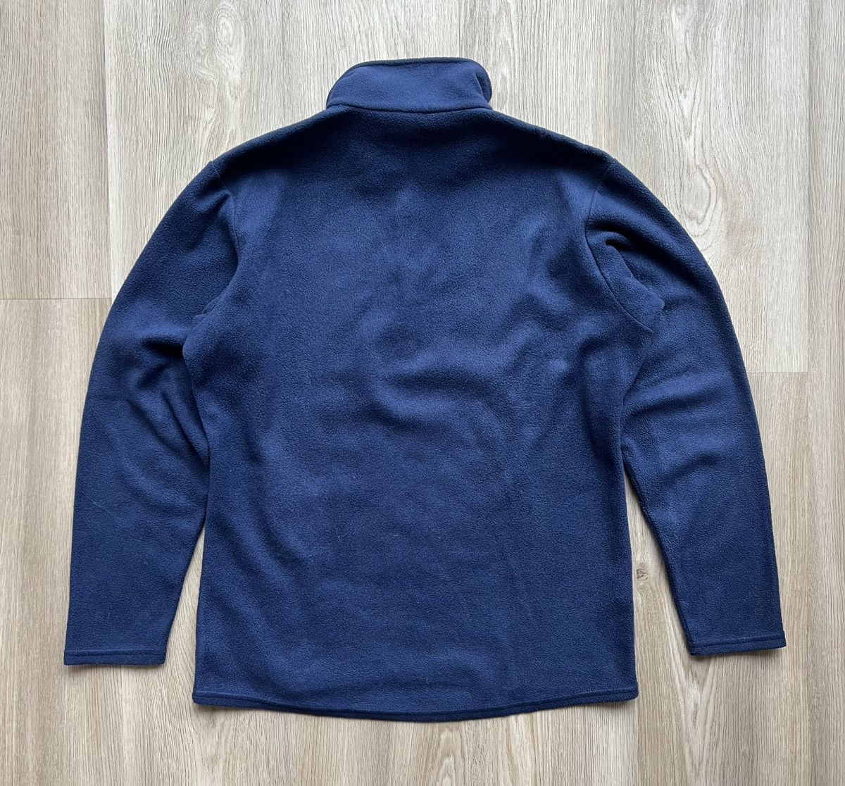 Patagonia × Vintage Vintage Patagonia Capilene 1/4 Zip Fleece Pullover Navy Blue Size US M / EU 48-50 / 2 - 10 Thumbnail