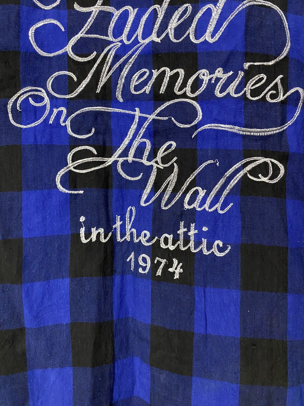 Japanese Brand Y2K In The Attic Poem Punk Style Plaid Shirt Size US L / EU 52-54 / 3 - 15 Thumbnail