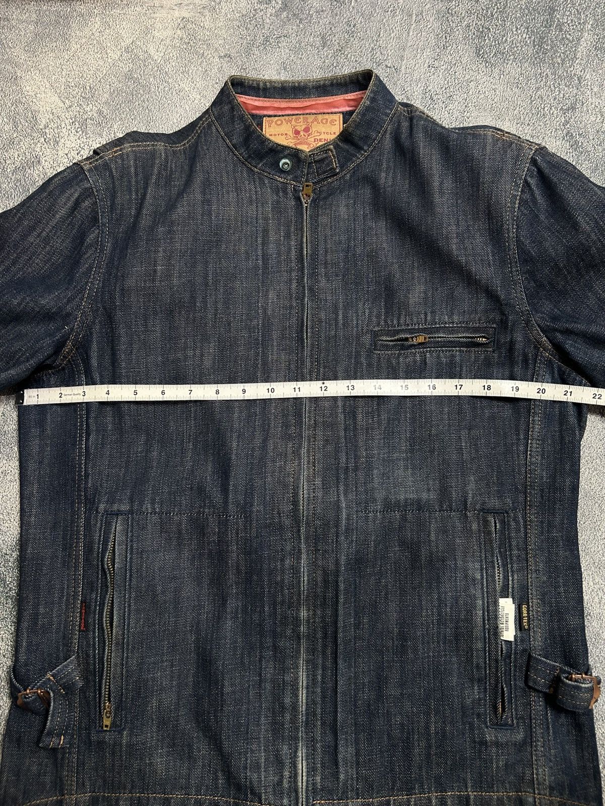 Japanese Brand Power age Motor Cycle denim Gore-tex Size US XL / EU 56 / 4 - 12 Thumbnail
