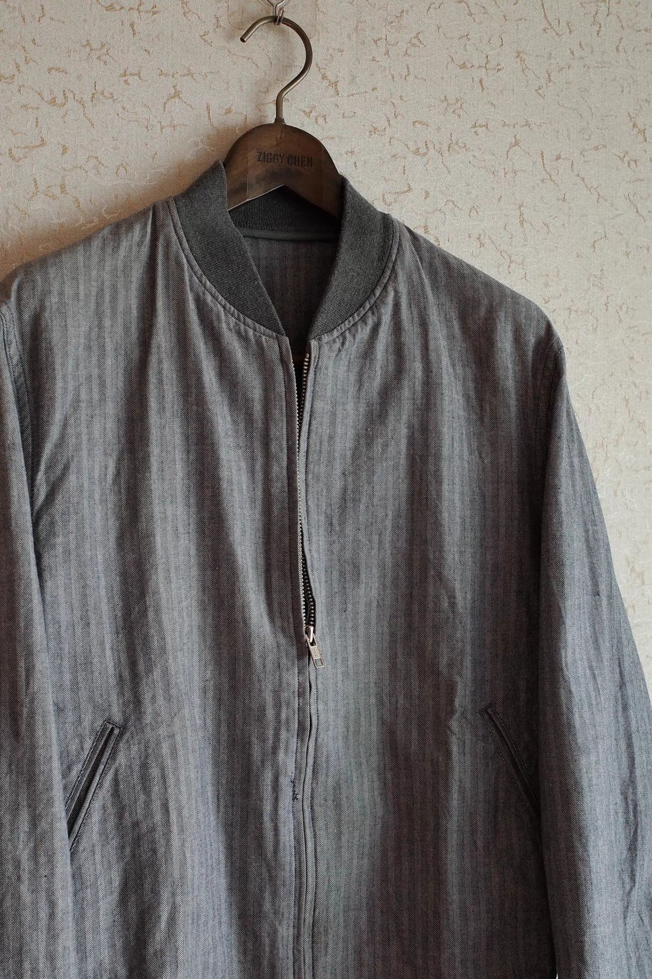 Y's for Men Y's Men's 80s Cotton Herringbone Short Jacket Size US M / EU 48-50 / 2 - 4 Thumbnail