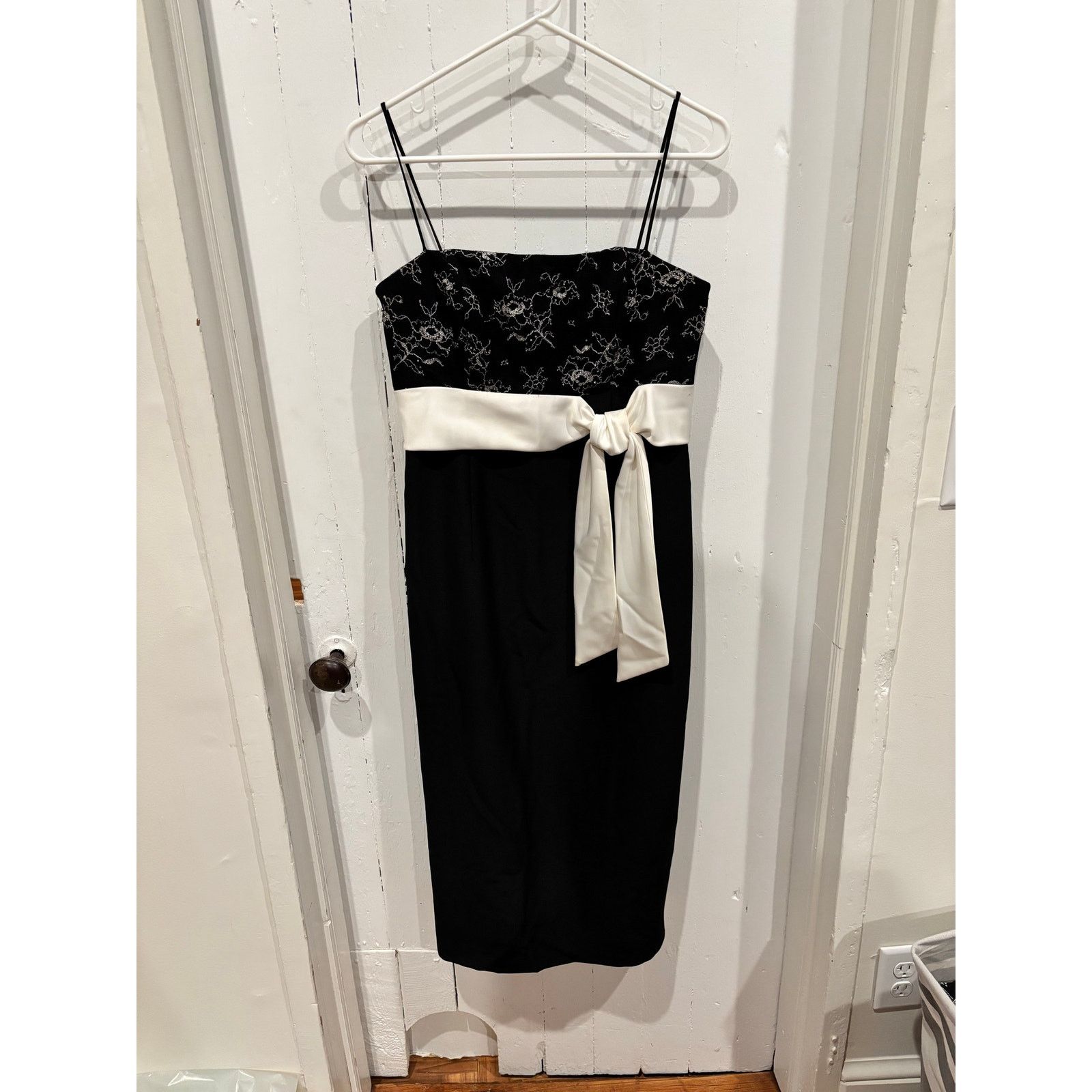 Other Vintage David’s Bridal size 6 Dress with Ivory Sash Y2K Size M / US 6-8 / IT 42-44 - 8 Thumbnail