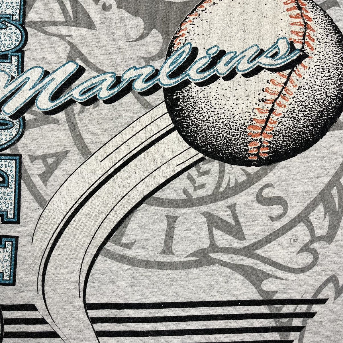 MLB Vintage Florida Marlins MLB y2k tee 1993 Size US XL / EU 56 / 4 - 9 Thumbnail