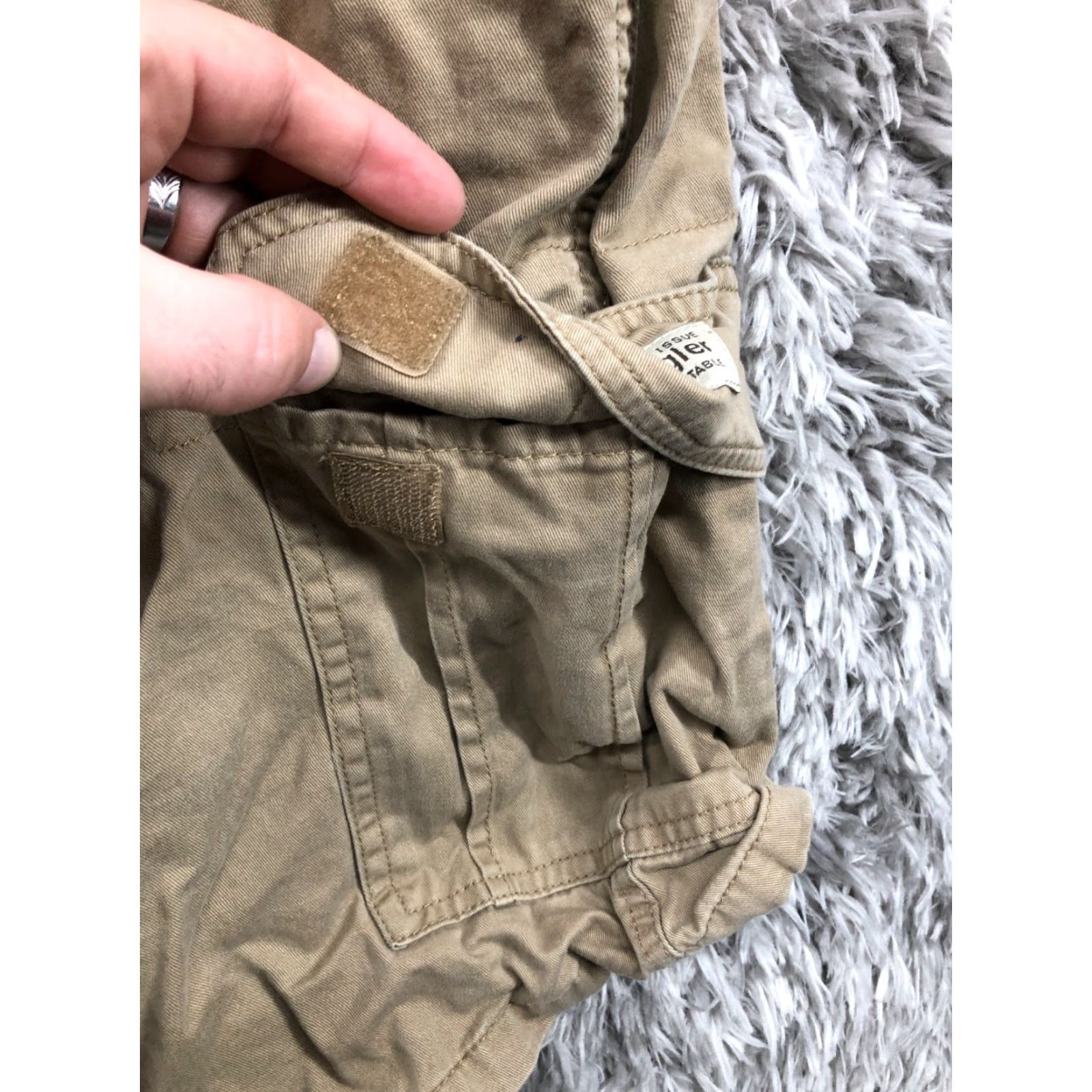 Wrangler Wrangler Cargo Shorts Mens Size 48 Mid Rise Medium Wash Beige Size US 32 / EU 48 - 4 Thumbnail