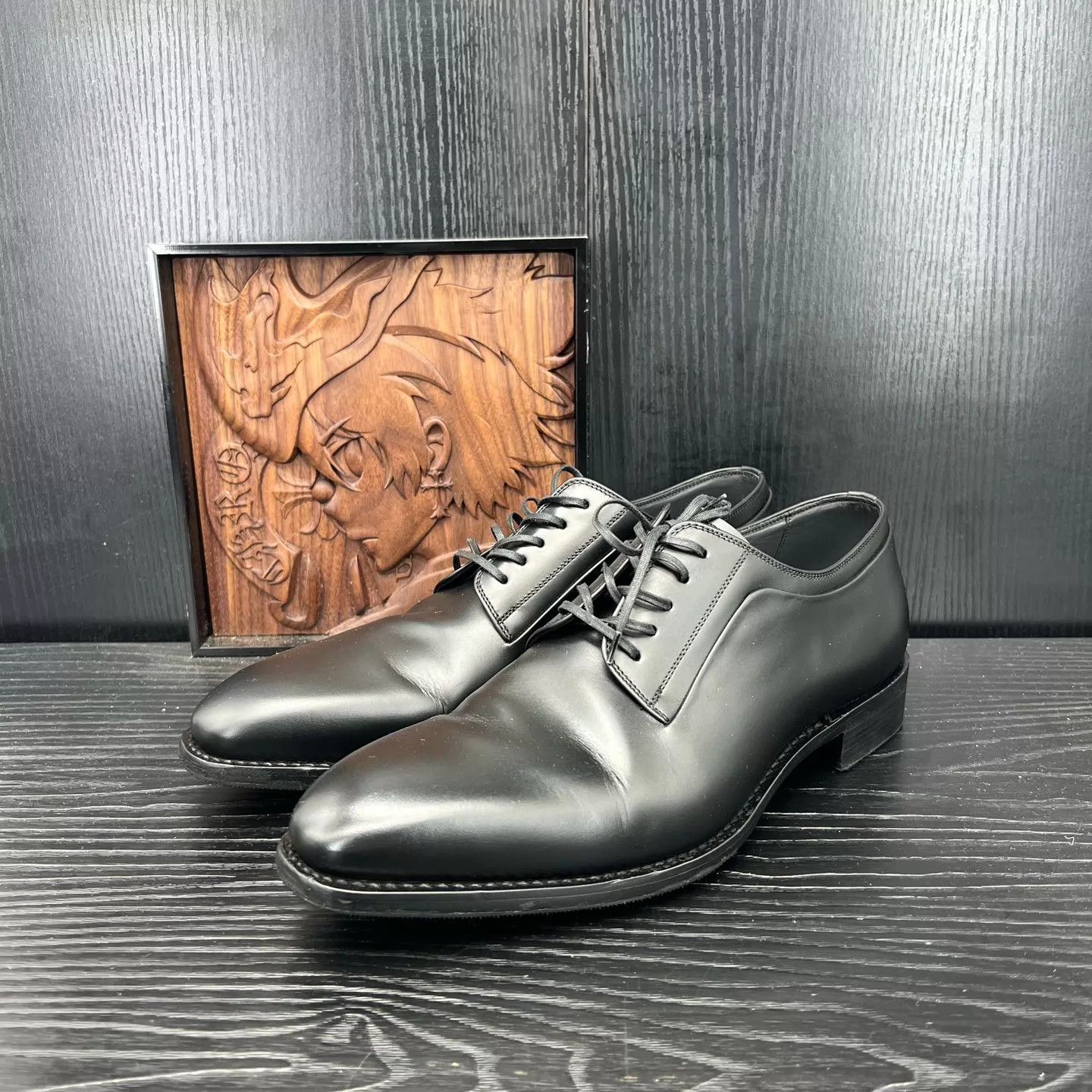 Dior Dior Black Leather Shoes Size 42 Like New With Box Size US 9 / EU 42 - 1 Thumbnail