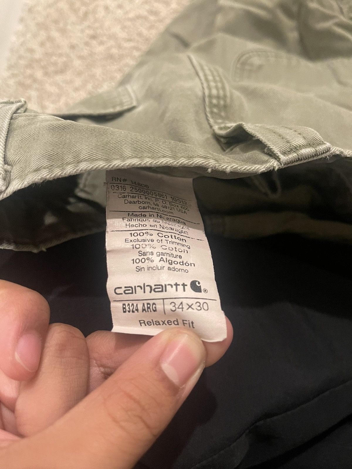 Carhartt × Vintage Forest Green Carharts Size US 34 / EU 50 - 4 Thumbnail