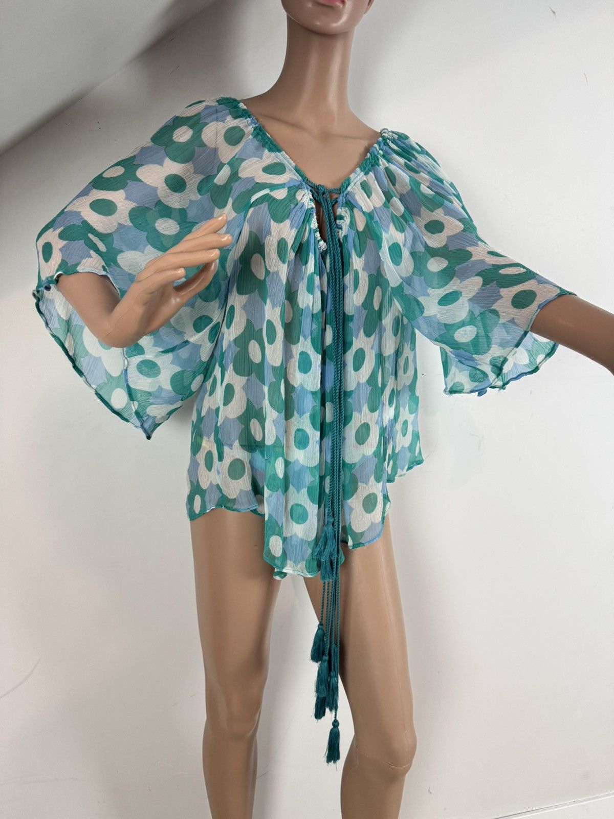 Antik Batik 100% viscose Lightweight airy blouse / tunic XS/S Size S / US 4 / IT 40 - 3 Thumbnail