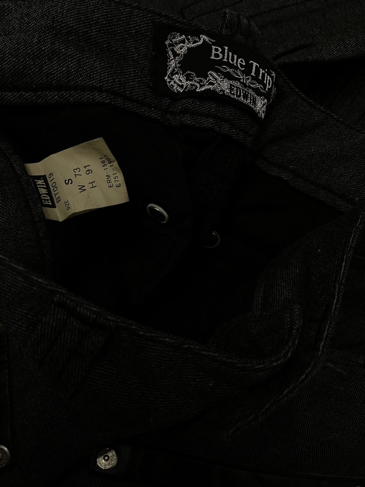 Edwin VINTAGE EDWIN BLUE TRIP 1990S DESIGNER PUNK STYLE BUSH PANT Size US 30 / EU 46 - 12 Thumbnail