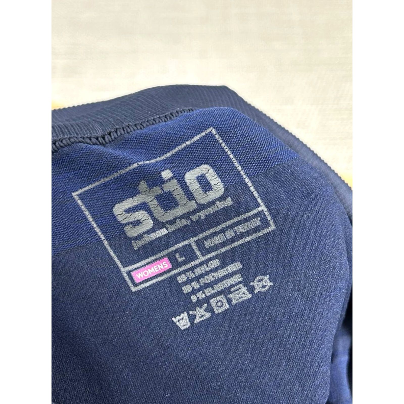 Vintage Stio Leggings Womens Large Blue Logo Stretch Mid Rise Athleisure Workout Yoga Size 36" / US 14 / IT 50 - 7 Thumbnail
