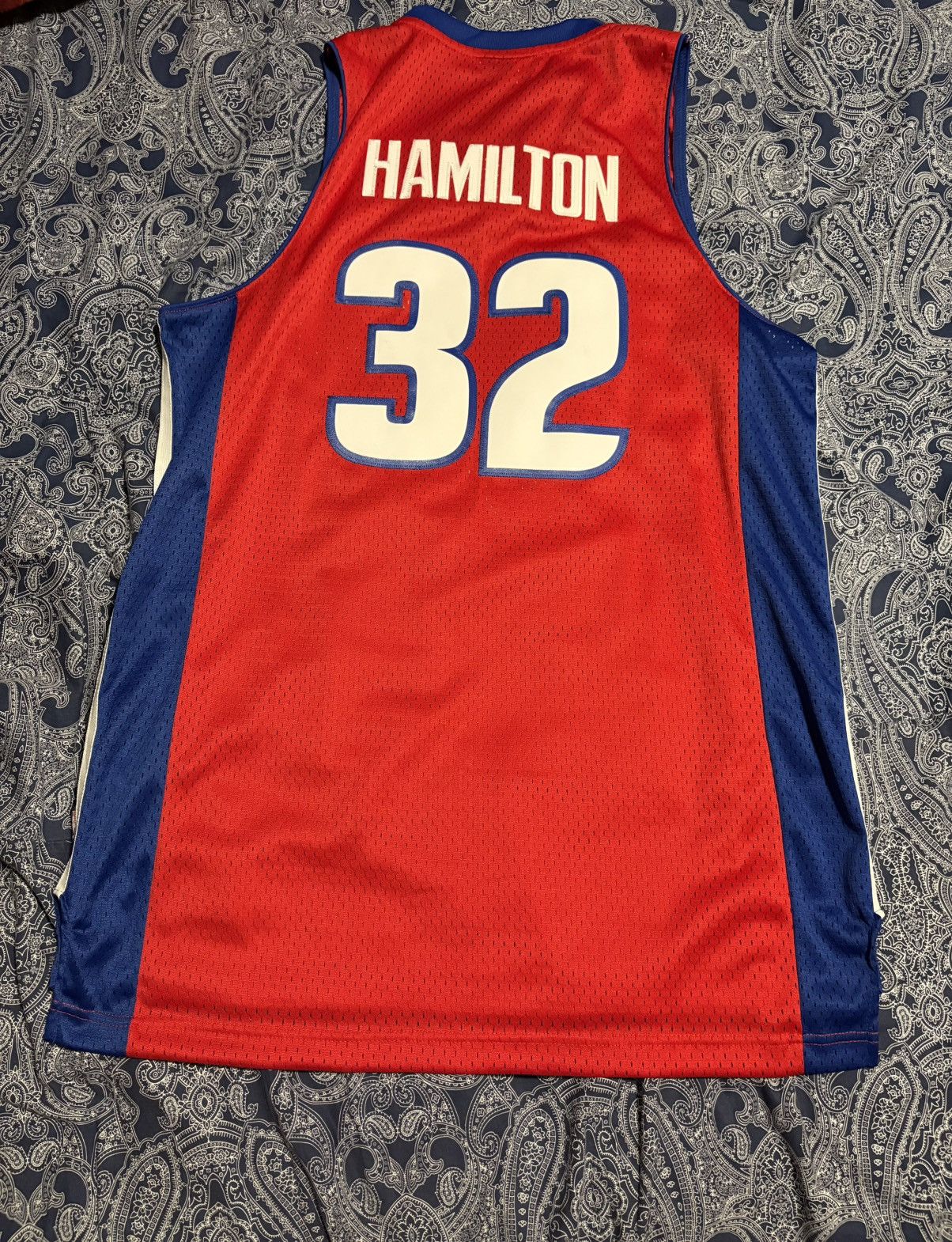 Adidas × NBA Detroit Pistons Authentic NBA Jersey Richard Hamilton Size US XL / EU 56 / 4 - 2 Thumbnail