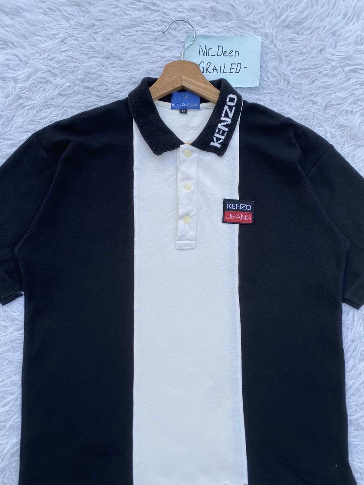 Kenzo Rare Vintage KENZO Spellout Polo Shirt Size US M / EU 48-50 / 2 - 6 Thumbnail